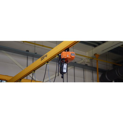 Cầu Cầu trục Hitachi 1 tấn Nhật xích điện khẩu độ 15m Cầu Cầu trục Hitachi 1 tấn Nhật xích điện khẩu độ 15m