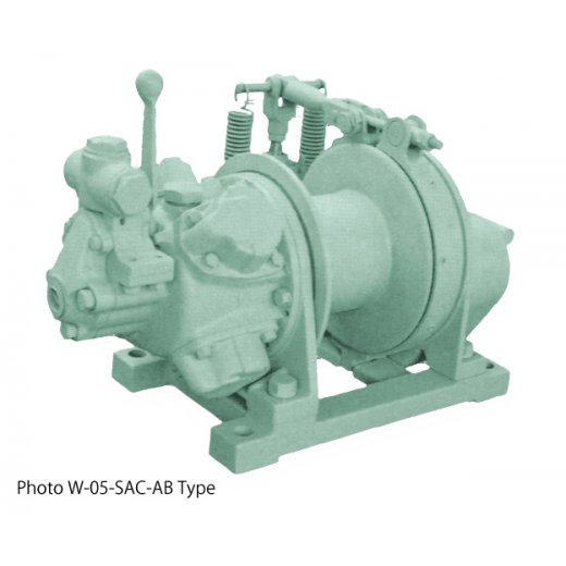 Tời kéo cuốn cáp khí nén Nhật bản SANEI SEIKI air winch W-05 500kg Tời kéo cuốn cáp khí nén Nhật bản SANEI SEIKI air winch W-05 500kg