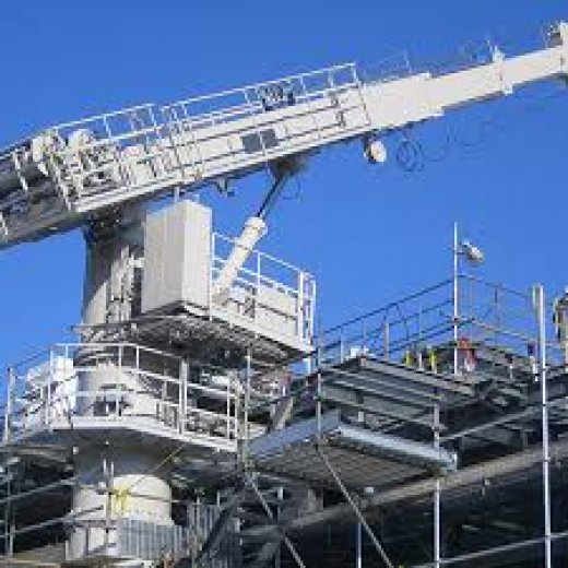 Cẩu trục quay Jibcrane lắp bồn chứa LNG/LG ngành dầu khí chống cháy nổ SAN-EI Air Crane Explosion proof crane điều chỉnh được cần Cẩu trục quay Jibcrane lắp bồn chứa LNG/LG ngành dầu khí chống cháy nổ SAN-EI Air Crane Explosion proof crane điều chỉnh được cần
